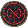 Patch 27th Infantry Division, OD Border, Green back