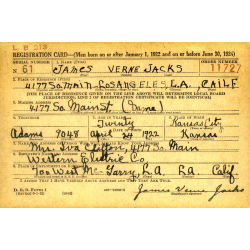 Brevet de Combat Medic & Dog Tag, T/5 James Jacks