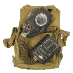 Masque à gaz britannique Mk IV, 1940-1942, complet