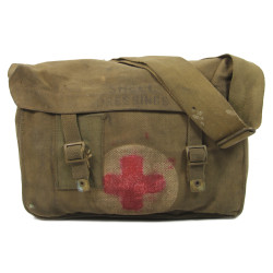 Bag, Musette, Medic, British, 1943, Blancoed