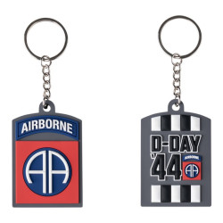 Porte-clés 3D, 82nd Airborne, PVC