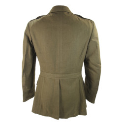 Coat, Serge, Wool, OD, First Sergeant, Amphibious Engineers, ESB, D-Day, 37R, 1942