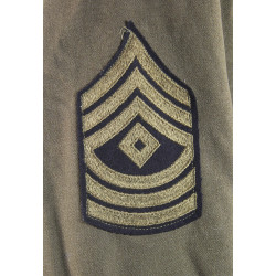 Coat, Serge, Wool, OD, First Sergeant, Amphibious Engineers, ESB, D-Day, 37R, 1942