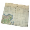 Carte de Normandie, Cherbourg & Caen, 1943