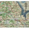 Carte de Normandie, Cherbourg & Caen, 1943