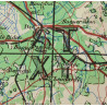 Carte de Normandie, Cherbourg & Caen, 1943