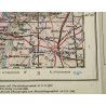 Carte de Normandie, Cherbourg & Caen, 1943