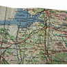 Carte de Normandie, Cherbourg & Caen, 1943