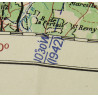 Carte de Normandie, Cherbourg & Caen, 1943