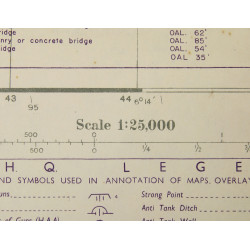 Carte, baie de Cavalaire, juillet 1944, TOP SECRET-BIGOT, opération Dragoon