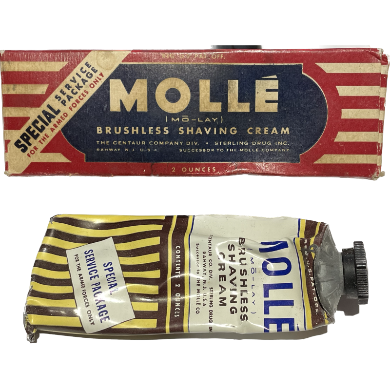 Cream, Shaving, MOLLÉ, Special Service Package - For The Armed Forces Only, Normandy