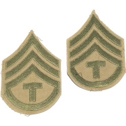 Rank, Insignia, Technician 3rd Grade, T/3, US Army, Summer
