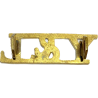 Brass title, The York & Lancaster Regiment, WWI