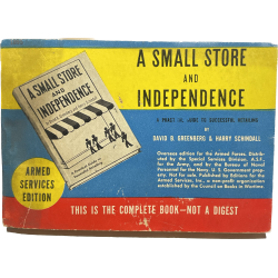 Novel, US Army, A SMALL STORE AND INDEPENDENCE