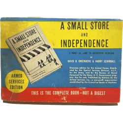 Novel, US Army, A Small Store And Independence