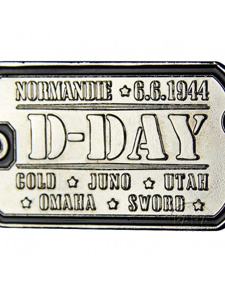 Plaque d'identité D-Day, 101e Airborne
