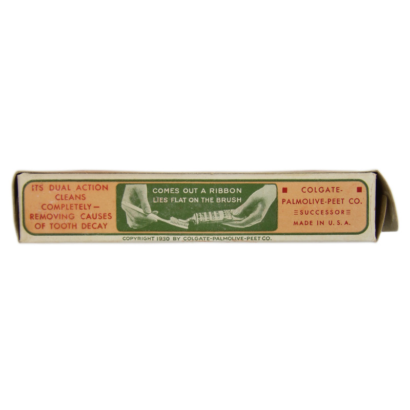 Tube de dentifrice, COLGATE'S RIBBON, dans sa boîte