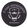 Magnet, soft touch, D-Day Experience, rond