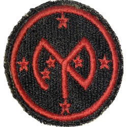 Insigne, 27th Infantry Division, dos vert