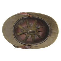 Casque Adrian, Mle 1915, en liège, Armée belge