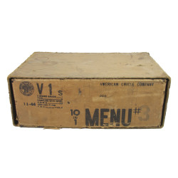 Box, Ration, Ten-in-One, Menu 3, 1944
