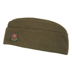 Cap, Garrison, 10th Field Hospital, British Made, M. DONIGER LTD. 1944