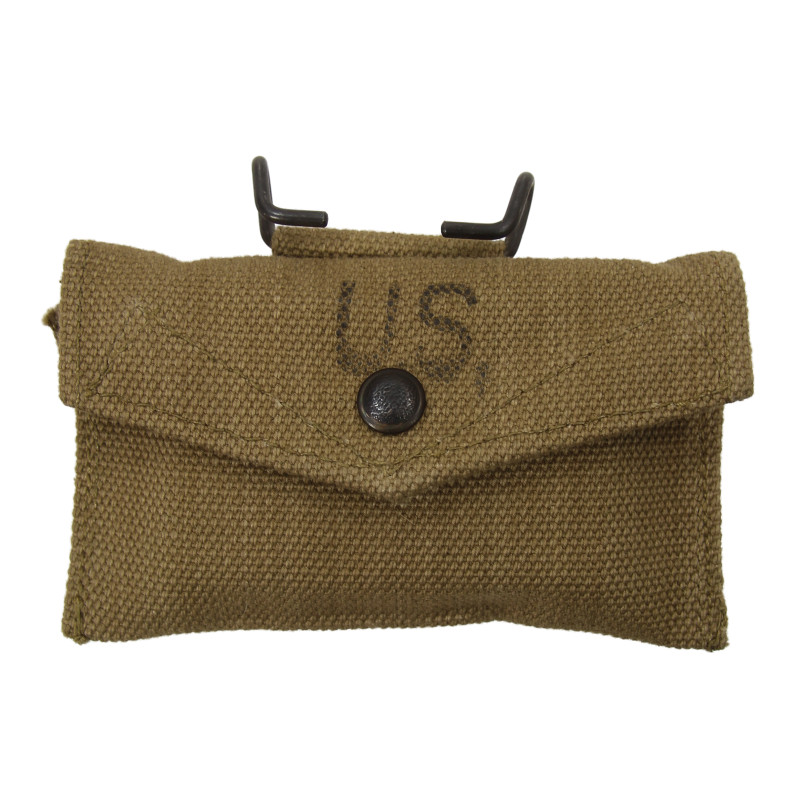 Pouch, First-Aid Packet, M-1942, British Made, with First-Aid Packet Pouch, First-Aid Packet, M-1942, British Made, with First-Aid Packet