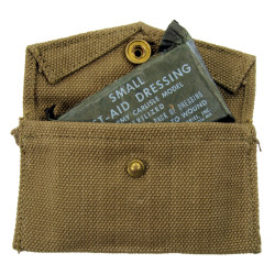 Pochette à pansement M-1942, British Made, avec pansement