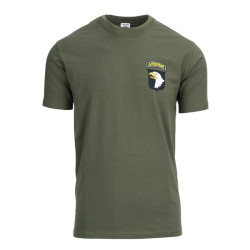 T-shirt USA, vert, 101st AB. Div.