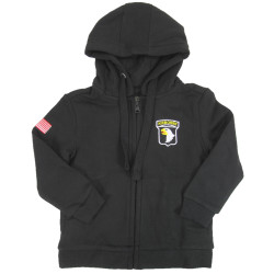 Hoodie, zipped, 101st Airborne Division, kids