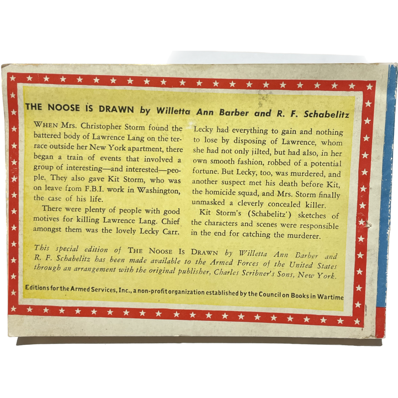 Novel, US Army, The Nose Is Drawn