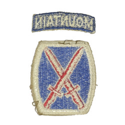 Insigne, 10th Mountain Division, Italie