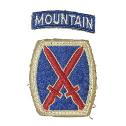 Insigne, 10th Mountain Division, Italie