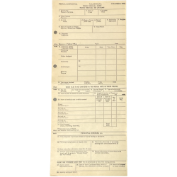 Field Medical Card, Royal Navy, Army, Royal Air Force