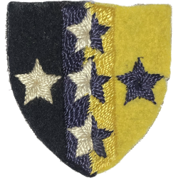 Insigne, HQ Southern Command, Royal Army Service Corps, brodé