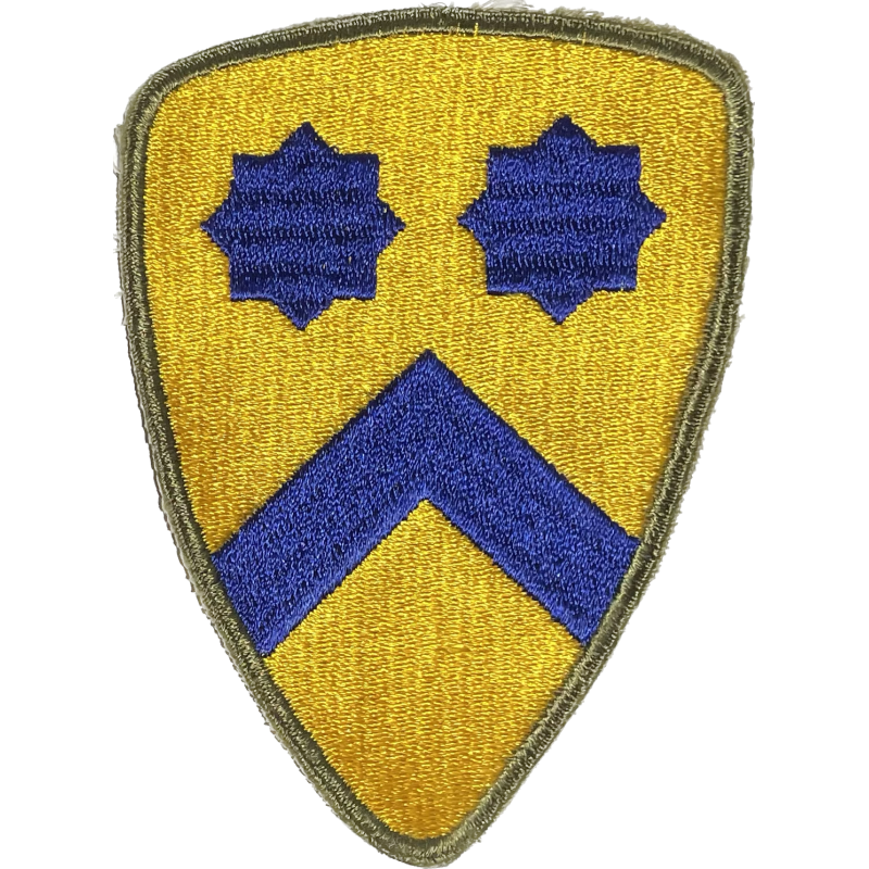 Patch, 2nd Cavalry Division, Green Back, 1943 Patch, 2nd Cavalry Division, Green Back, 1943