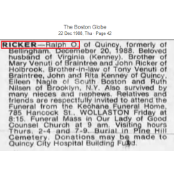 Bag, Field, M-1936, Sgt. Ralph Ricker, Co. D, 504th PIR, 82nd Airborne Division, WIA