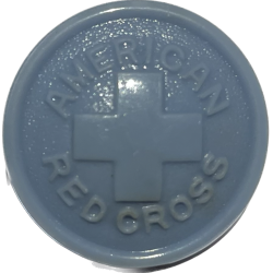 Plastic Button, American Red Cross Volunteer