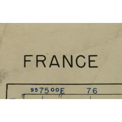 Plan de ville, Saint-Raphaël, Provence, US Army, 1944