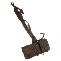 Suspenders & Ammunition Pouches, M1935/1937, French Army, Normandy