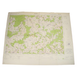 Map, Bastogne, Belgium, 1939