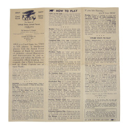 Jeu de cartes, SIGS, 1944, complet