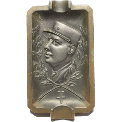 Ashtray, Brass, Général de Gaulle