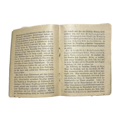 Booklet, German, Gas Wound, 1939, Normandy