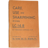 Booklet, CARE, USE and SHARPENING of knife LC-14-B (Woodman PAL), 1944