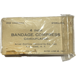 Bandage, Compresses, US Navy, Item No. 140 S-23194A, 1943, Corpsman