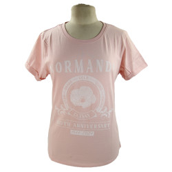 T-shirt rose, femme, 80th Anniversary of D-Day, Poppy, Normandie