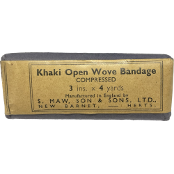 British Bandage, Khaki Wove, 3 inches x 4 yards