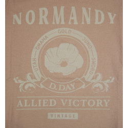 T-shirt rose, fille,  Poppy, Normandie