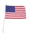 Flag, USA, on stick